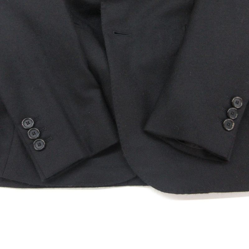 Louis Vuitton Tailored Jacket Wool Cashmere Single Breasted Peaked Lapel Logo