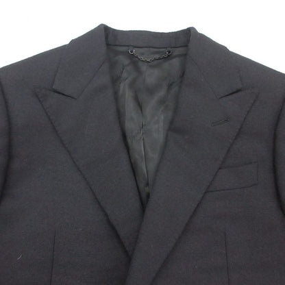 Louis Vuitton Tailored Jacket Wool Cashmere Single Breasted Peaked Lapel Logo
