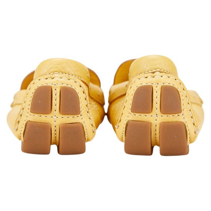 Prada Driving 35 Yellow Leather Sneaker