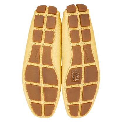 Prada Driving 35 Yellow Leather Sneaker