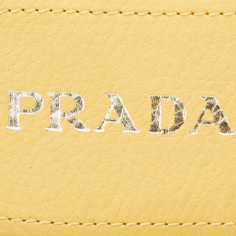 Prada Driving 35 Yellow Leather Sneaker