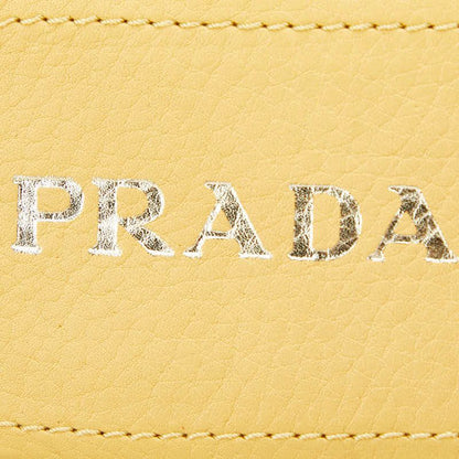 Prada Driving 35 Yellow Leather Sneaker