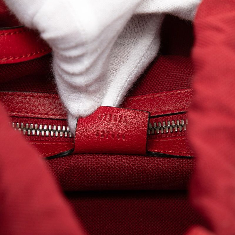 Gucci Lost Ring Backpack Red White Blue Canvas