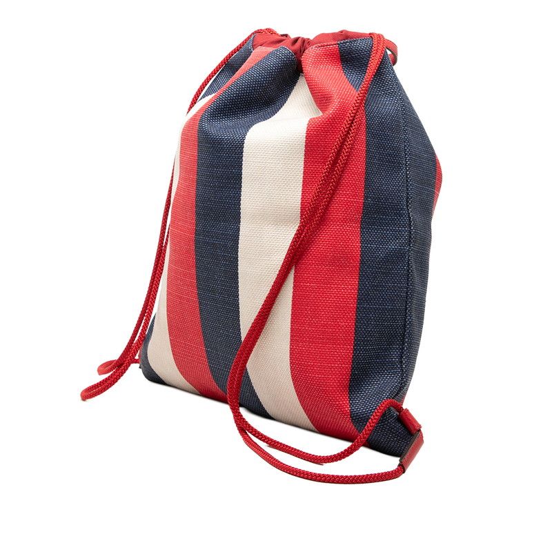 Gucci Lost Ring Backpack Red White Blue Canvas