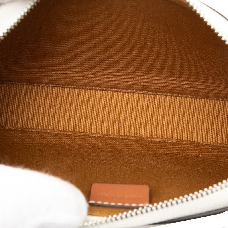 Celine Triomphe Horizontal Pouch Crossbody Shoulder Bag Brown Multicolor Leather