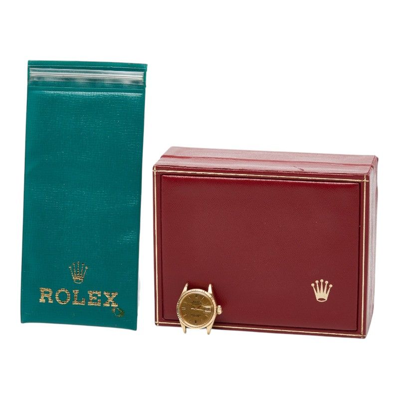 Rolex Datejust Watch Gold 18k Yellow