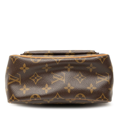 Louis Vuitton Monogram Viva Cite PM Crossbody Shoulder Bag Brown Leather