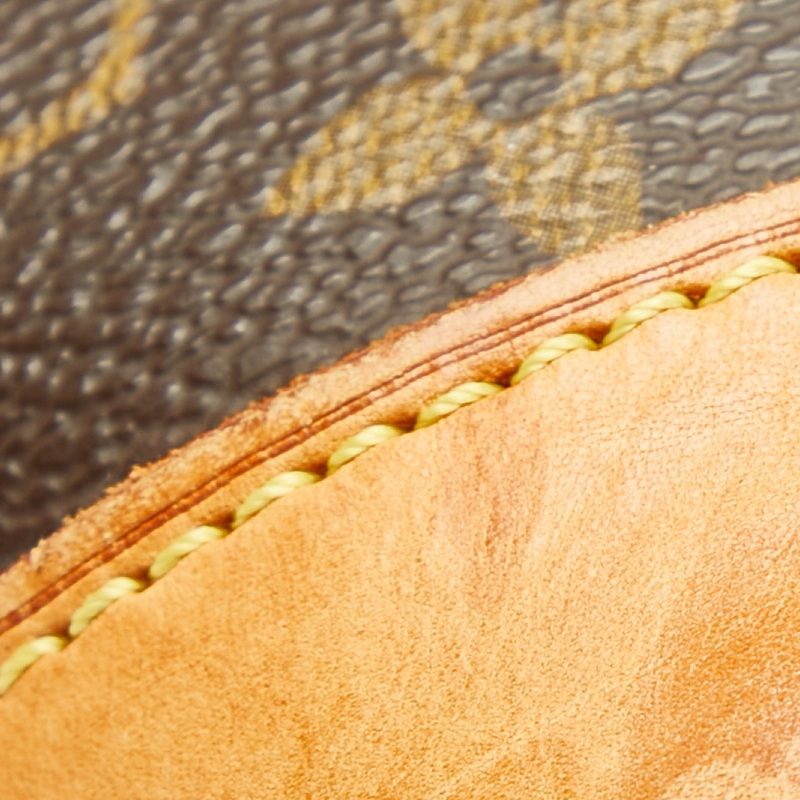 Louis Vuitton Monogram Alma PM Handbag Brown Leather