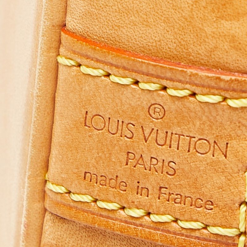 Louis Vuitton Monogram Alma PM Handbag Brown Leather