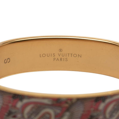 Louis Vuitton Bracelet Bangle LV Confidential PM S Gold Multicolor Plated