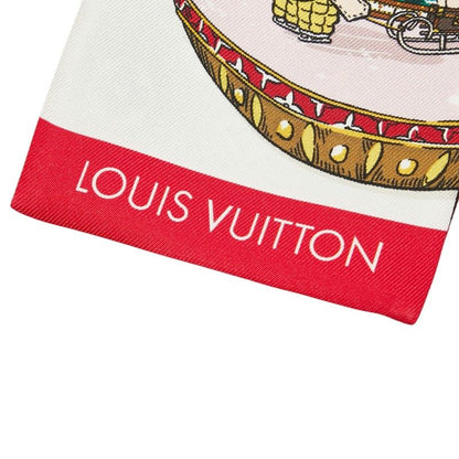 Louis Vuitton Monogram Bandeau Christmas Vivienne Scarf Multicolor Silk