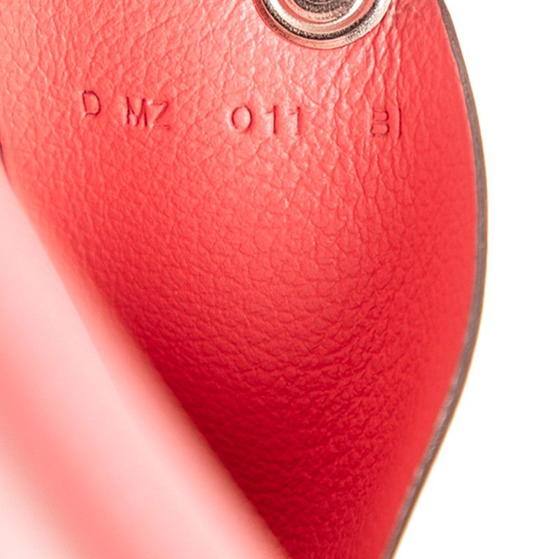 Hermes Calvi Card Case Rose Azalea Pink Evercolor