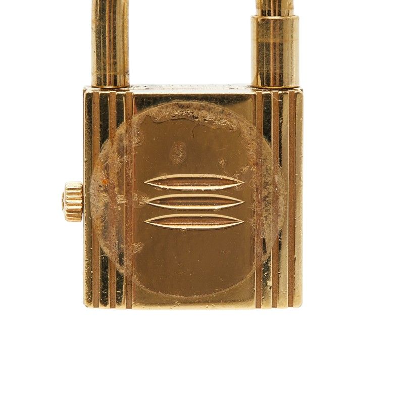 Hermes Kelly Watch Gold Red Stainless Steel Leather