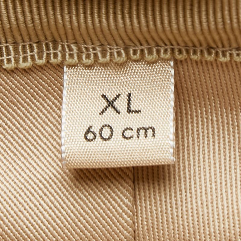 Gucci GG Canvas Fedora Hat Bucket Hat XL 60 cm Beige Brown
