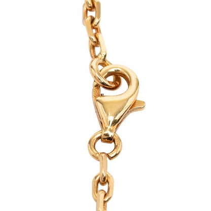 Van Cleef & Arpels Vintage Alhambra Necklace 10 Motifs Onyx 18k Yellow Gold