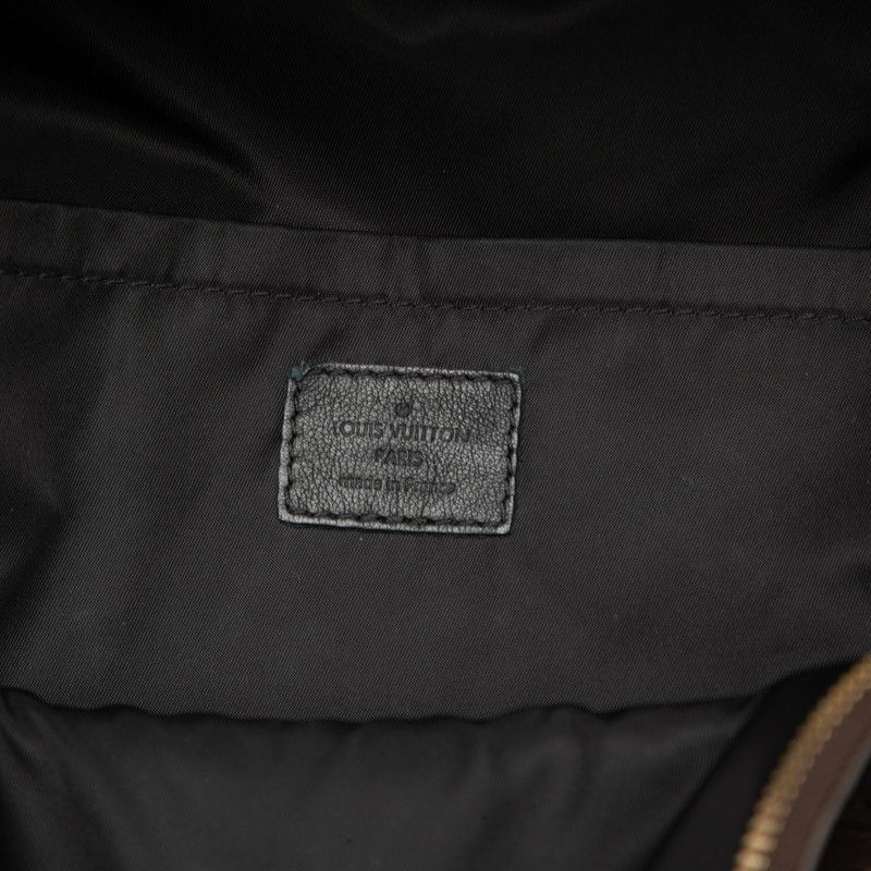 Louis Vuitton Monogram Palm Spring PM Backpack Brown Black Leather