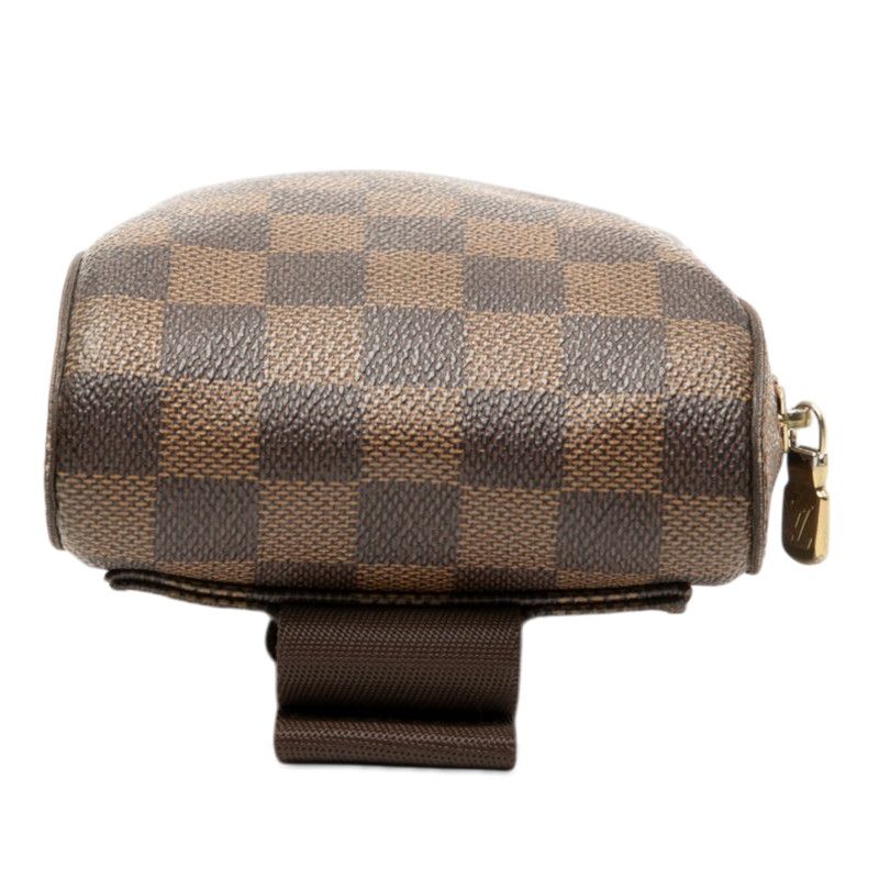 Louis Vuitton Damier Geronimos Belt Bag Brown Leather