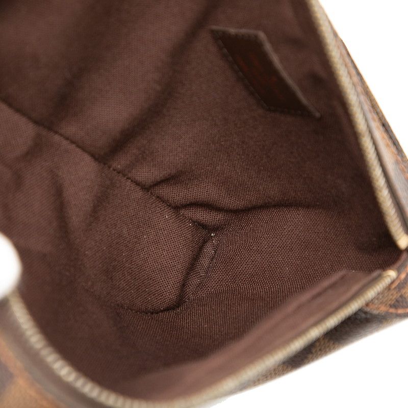 Louis Vuitton Damier Geronimos Belt Bag Brown Leather