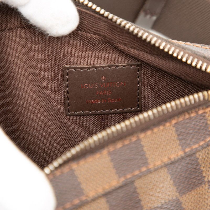 Louis Vuitton Damier Geronimos Belt Bag Brown Leather