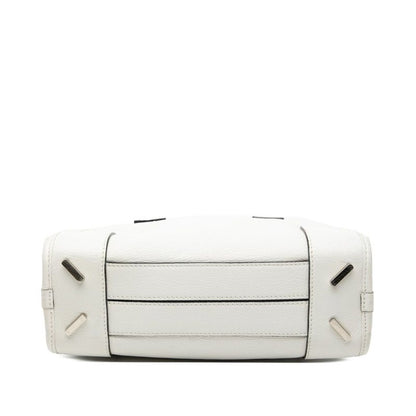 Loewe Anagram Amazona 23 2-Way Shoulder Bag White Leather