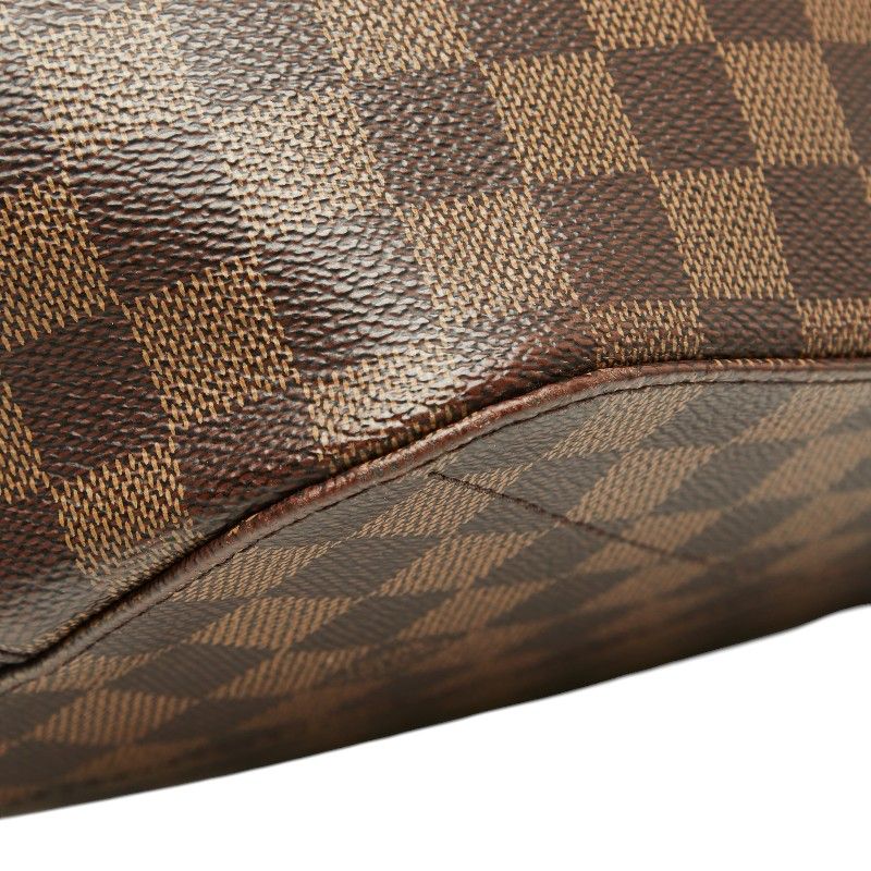 Louis Vuitton Damier Sienna MM 2-Way Shoulder Bag Brown Leather