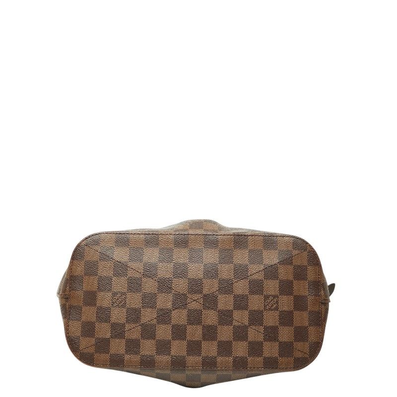 Louis Vuitton Damier Sienna MM 2-Way Shoulder Bag Brown Leather
