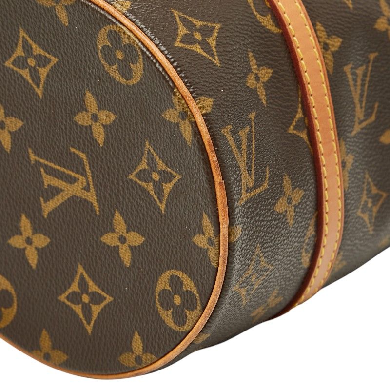 Louis Vuitton Monogram Papillon 26 Handbag Brown Leather
