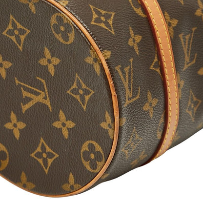 Louis Vuitton Monogram Papillon 26 Handbag Brown Leather