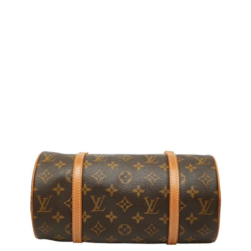 Louis Vuitton Monogram Papillon 26 Handbag Brown Leather