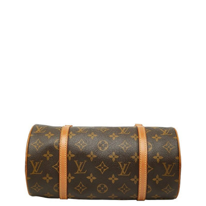 Louis Vuitton Monogram Papillon 26 Handbag Brown Leather
