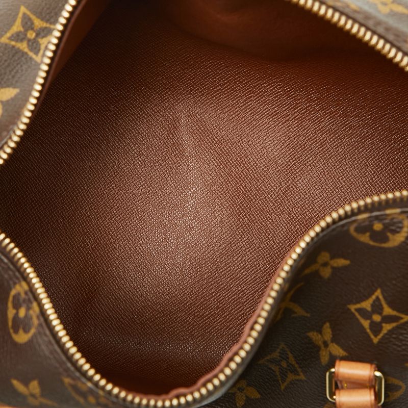 Louis Vuitton Monogram Papillon 26 Handbag Brown Leather