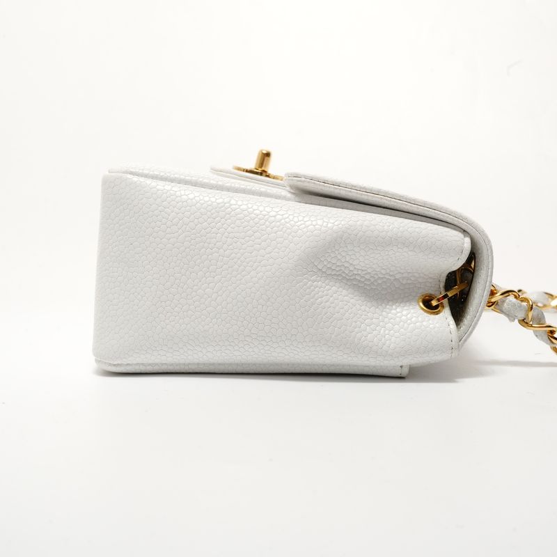 Chanel Shoulder Bag Caviar Leather Mademoiselle