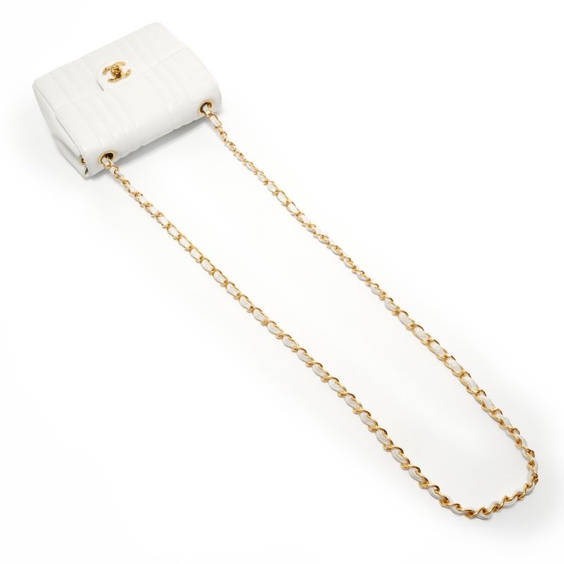 Chanel Shoulder Bag Caviar Leather Mademoiselle