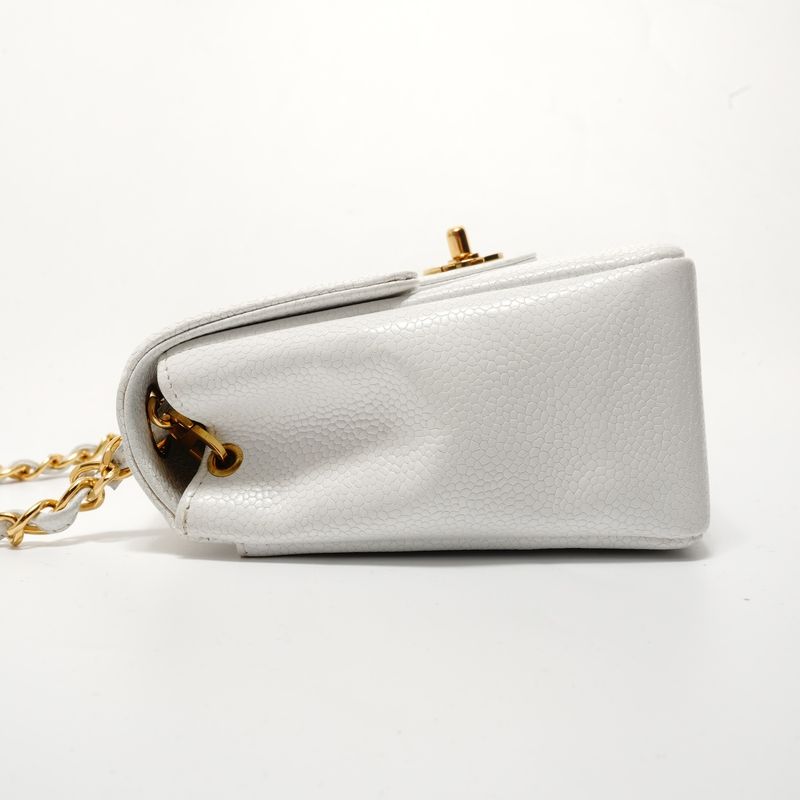 Chanel Shoulder Bag Caviar Leather Mademoiselle