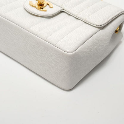 Chanel Shoulder Bag Caviar Leather Mademoiselle