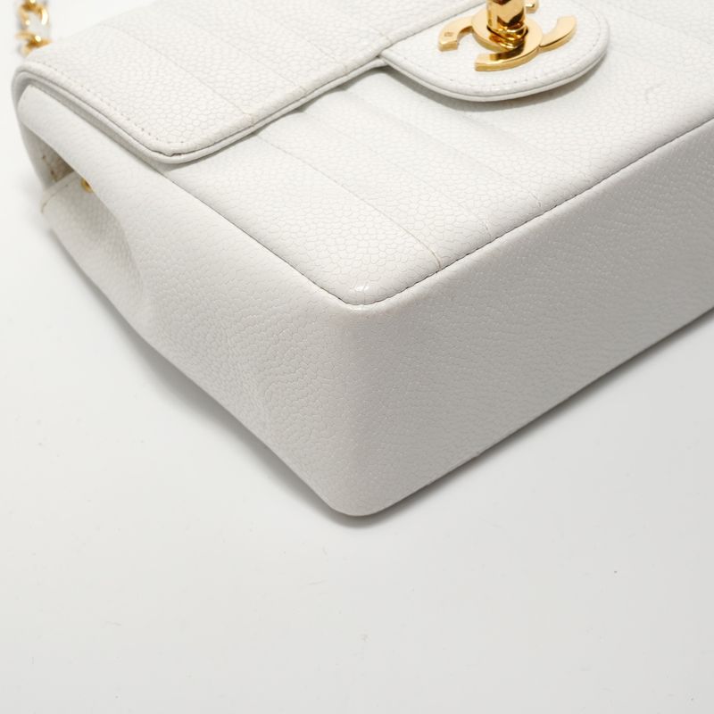 Chanel Shoulder Bag Caviar Leather Mademoiselle