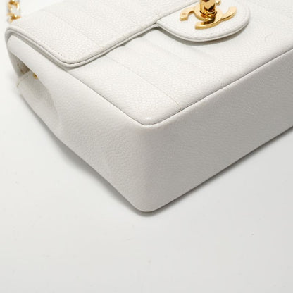Chanel Shoulder Bag Caviar Leather Mademoiselle