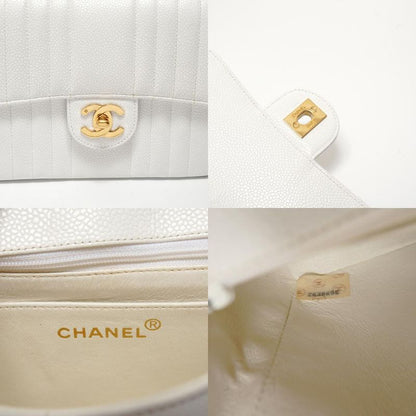 Chanel Shoulder Bag Caviar Leather Mademoiselle