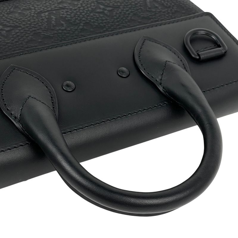 Louis Vuitton Steamer PM Handbag Monogram Black