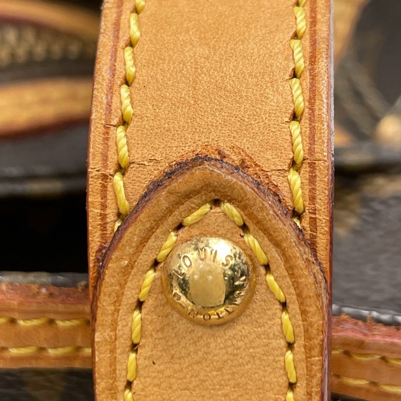 Louis Vuitton Rivet Handbag Monogram Brown