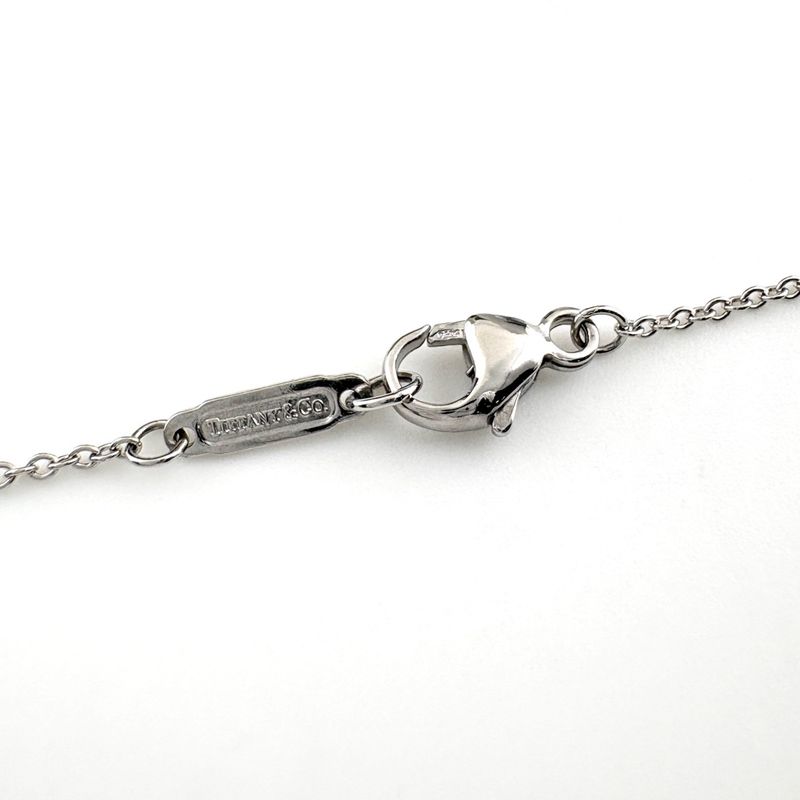 Tiffany & Co Metro Heart Necklace Platinum Mere Diamond