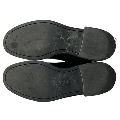 Gucci Long Boots 36 Black Logo Leather