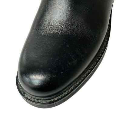 Gucci Long Boots 36 Black Logo Leather