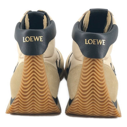 Loewe Flow Runner High Cut Sneakers 38 Beige Black