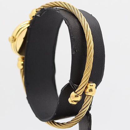 Gucci 2700.2.1 Bangle Watch Quartz Black Dial Kut