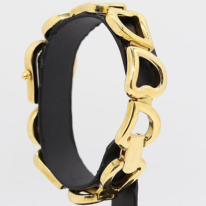 Saint Laurent Yves Quartz Heart Motif White Dial Watch Kut