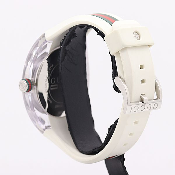 Gucci Sync 137.1 Quartz Date Silver Dial Watch Kri
