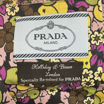 Prada Dress 38 S Black Purple Multi