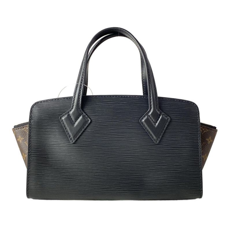 Louis Vuitton Tote Epi Varenne East West Noir Leather Cowhide