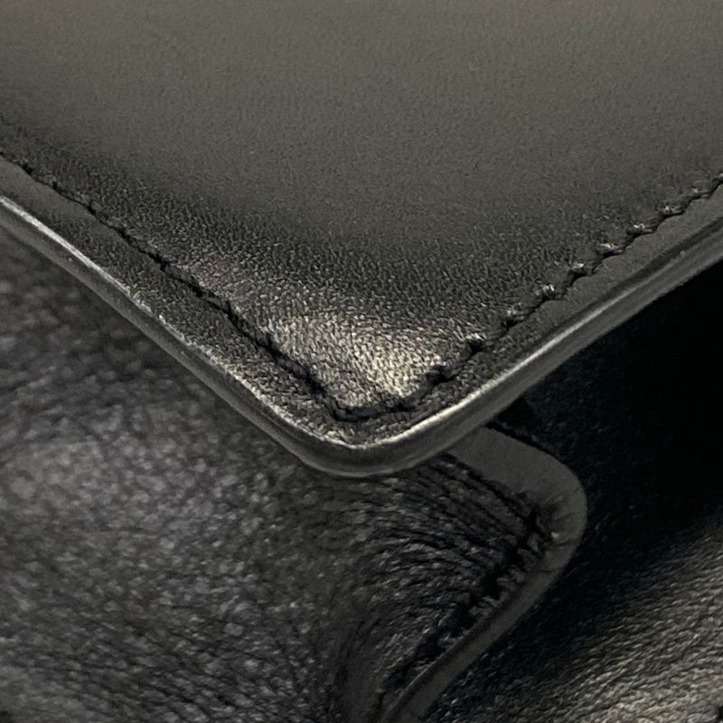 Saint Laurent Paris Shoulder Bag Betty Black Chain Studs Leather